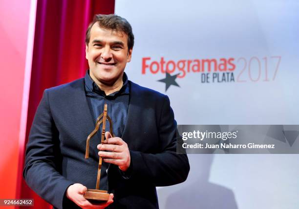Luis Merlo receives the 'Fotogramas Awards' at Joy Eslava on February 26, 2018 in Madrid, Spain.