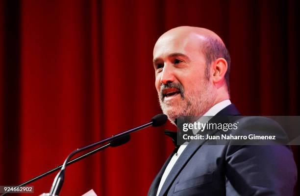 Javier Camara attends 'Fotogramas Awards' gala at Joy Eslava on February 26, 2018 in Madrid, Spain.