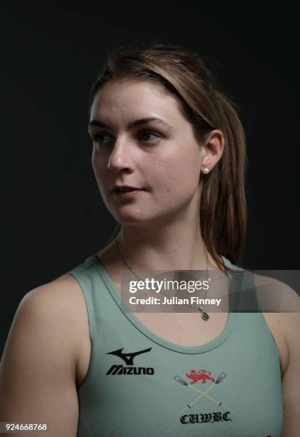 Myriam Goudet-Boukhatmi of Cambridge University Women Boat Club poses for a portrait during the 2018 Cancer Research UK Boat Race Crew Announcement...