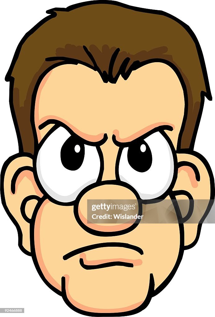 Angry Face High-Res Vector Graphic - Getty Images