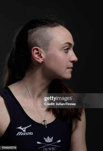 Katherine Erickson of Oxford University Women Boat Club poses for a portrait during the 2018 Cancer Research UK Boat Race Crew Announcement on...