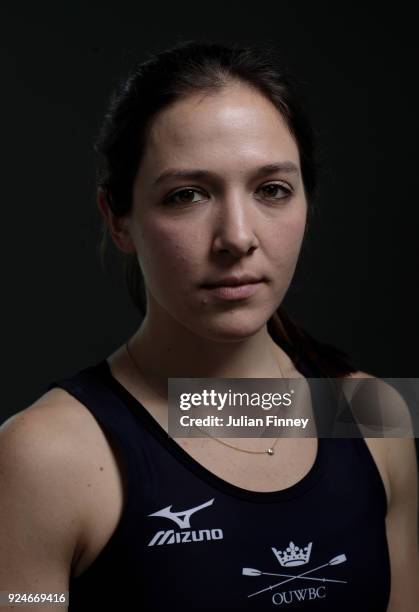 Sara Kushma of Oxford University Women Boat Club poses for a portrait during the 2018 Cancer Research UK Boat Race Crew Announcement on February 26,...