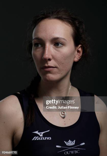 Abigail Killen of Oxford University Women Boat Club poses for a portrait during the 2018 Cancer Research UK Boat Race Crew Announcement on February...