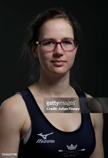 Renee Koolschijn of Oxford University Women Boat Club poses for a portrait during the 2018 Cancer Research UK Boat Race Crew Announcement on February...