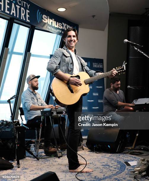 Musician Jake Owen performs live on SiriusXM's The Highway on February 26, 2018 in Nashville, Tennessee.