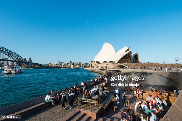 sydney opera house australia - sydney harbour bridge opera house stock pictures, royalty-free photos & images