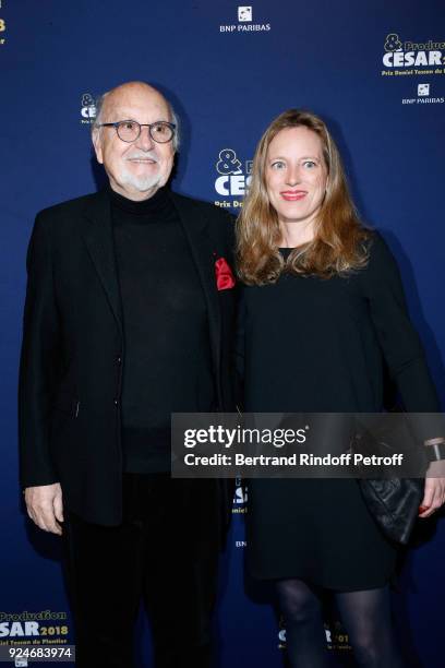 Producer Jean-Louis Livi and his daughter Constance attend the 'Diner Des Producteurs' - Producer's Dinner Held at Four Seasons Hotel George V on...