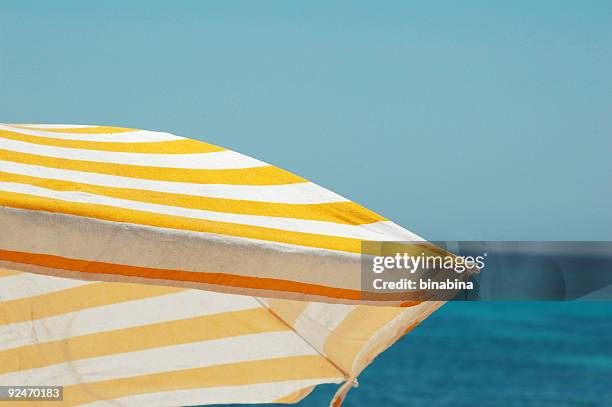 mer parasol (1 - parasol photos et images de collection