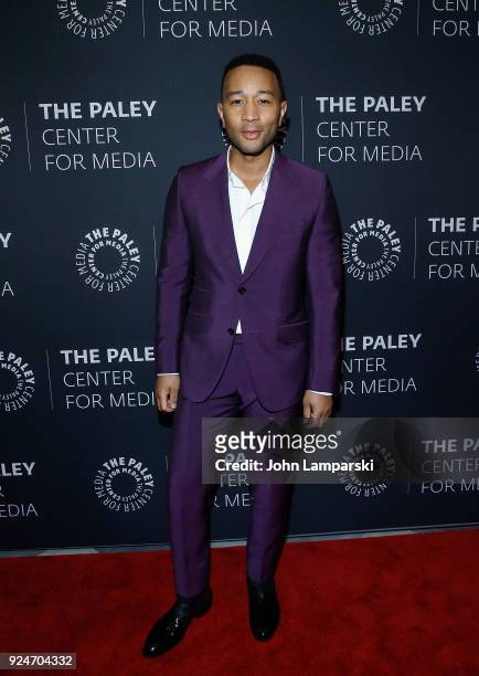 Musician John Legend attends The Paley Center for Media presents: Behind The Scenes: Jesus Christ Superstar Live In Concert at The Paley Center for...
