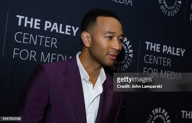 Musician John Legend attends The Paley Center for Media presents: Behind The Scenes: Jesus Christ Superstar Live In Concert at The Paley Center for...