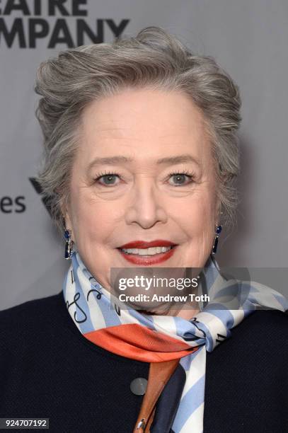 Kathy Bates attends the Roundabout Theatre Company's 2018 Gala at The Ziegfeld Ballroom on February 26, 2018 in New York City.