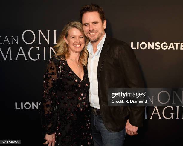 Patty Hanson and Charles Esten attend the "I Can Only Imagine" premiere at Schermerhorn Symphony Center on February 26, 2018 in Nashville, Tennessee.