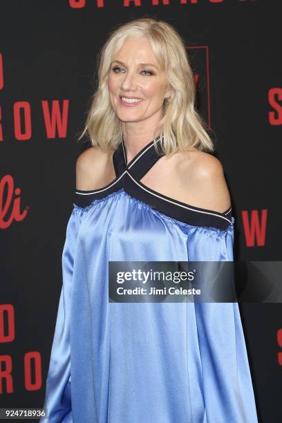 Joely Richardson attends the New York premiere of "Red Sparrow" at Alice Tully Hall on February 26, 2018 in New York City.