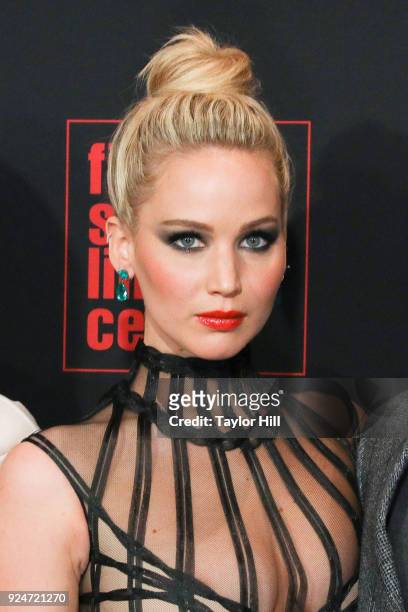 Actress Jennifer Lawrence attends the "Red Sparrow" premiere at Alice Tully Hall at Lincoln Center on February 26, 2018 in New York City.