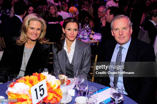 Ashley McDermott, Ulla Parker and Alex Roepers attends The Boys' Club of New York Ninth Annual Winter Luncheon on February 26, 2018 in New York City.