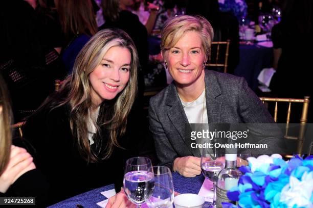Alexandra Lind Rose and Annabelle Fowlkes attends The Boys' Club of New York Ninth Annual Winter Luncheon on February 26, 2018 in New York City.