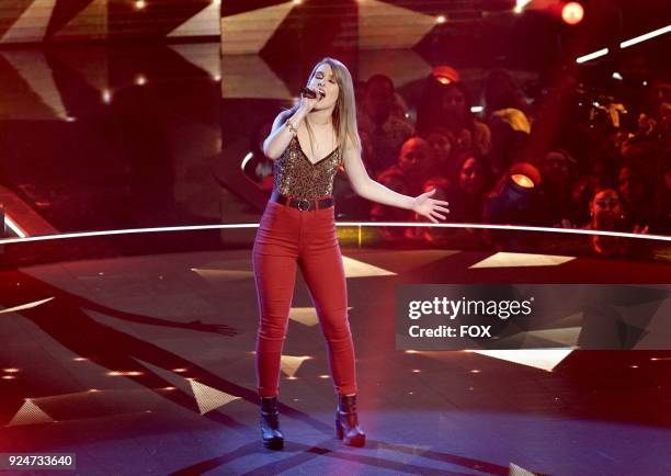 Challenger Samantha Howell in the Week Five episode of FOXs all-new singing competition series, THE FOUR: BATTLE FOR STARDOM airing Thursday, Feb. 1...