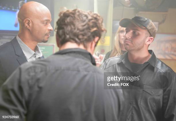 Pictured L-R: Damon Wayans, Clayne Crawford and guest star Matt DiBenedetto in the "Better Living Through Chemistry" episode of LETHAL WEAPON airing...