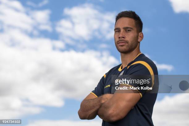 Corey Norman poses during the Parramatta Eels NRL media day at the Old Saleyards Reserve on February 27, 2018 in Sydney, Australia.