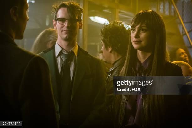 Cory Michael Smith and Morena Baccarin in the Pieces Of A Broken Mirror spring premiere episode of GOTHAM airing Thursday, Mar. 1 on FOX.
