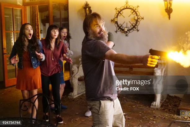 Cleopatra Coleman, Mary Steenburgen, Kristen Schaal and Will Forte in the "Nizzle Pizzy in a Dizzle Stizzy" episode of THE LAST MAN ON EARTH airing...