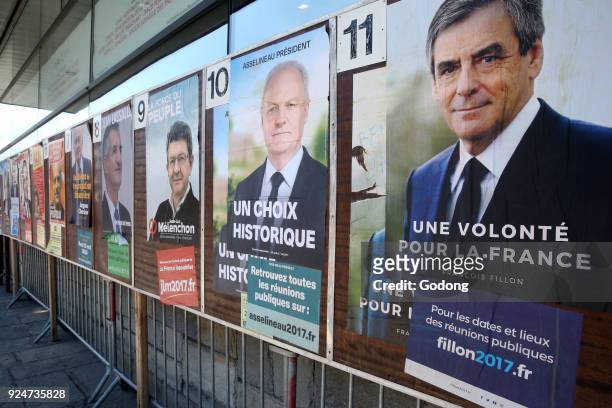 French presidential election campaign. France. .