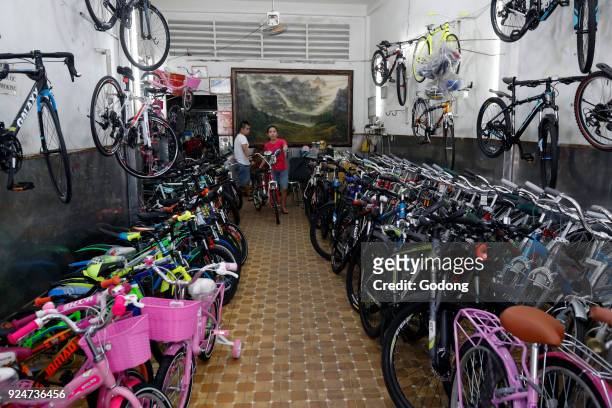 Electric Bicycle Shop. Ho Chi Minh City. Vietnam.