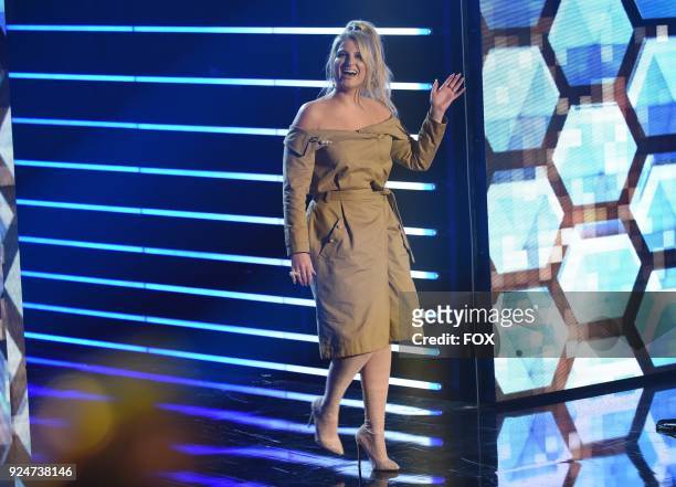 Meghan Trainor in the Week Three episode of FOXs all-new singing competition series, THE FOUR: BATTLE FOR STARDOM airing Thursday, Jan. 18 on FOX.