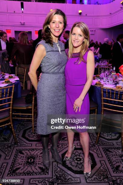 Nyssa Kourakos and Virginia Apple attend The Boys' Club of New York Ninth Annual Winter Luncheon on February 26, 2018 in New York City.