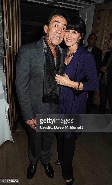 Actors Robert Lindsay and Rosemarie Ford attend Robert Lindsay's book launch for 'Letting Go' at the Haymarket Hotel on October 28, 2009 in London,...