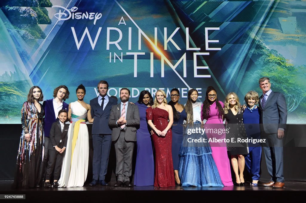 World Premiere of Disney's 'A Wrinkle In Time'