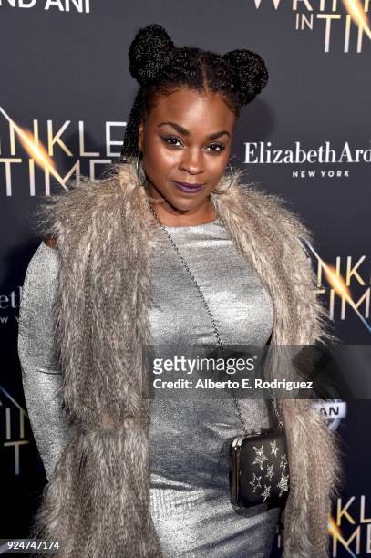 Actor Stacey Sargeant arrives at the world premiere of Disneys 'A Wrinkle in Time' at the El Capitan Theatre in Hollywood CA, Feburary 26, 2018.