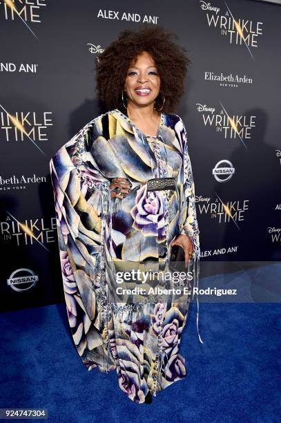 Actor Tina Lifford arrives at the world premiere of Disneys 'A Wrinkle in Time' at the El Capitan Theatre in Hollywood CA, Feburary 26, 2018.