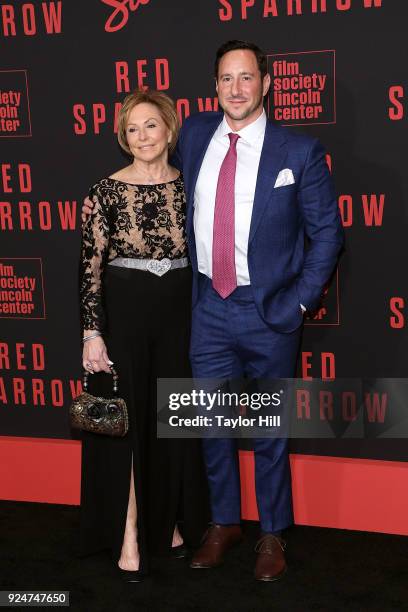 Barbara Ready and David Ready attend the premiere of "Red Sparrow" at Alice Tully Hall at Lincoln Center on February 26, 2018 in New York City.