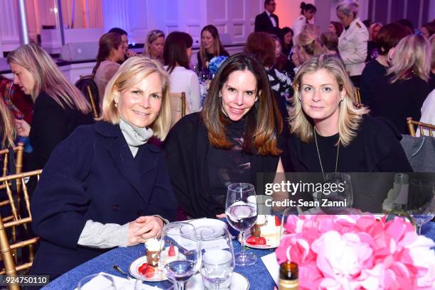 Barbara Liberman, Moira Forbes and Elizabeth Bonner attend The Boys' Club of New York Ninth Annual Winter Luncheon at 583 Park Avenue on February 26,...