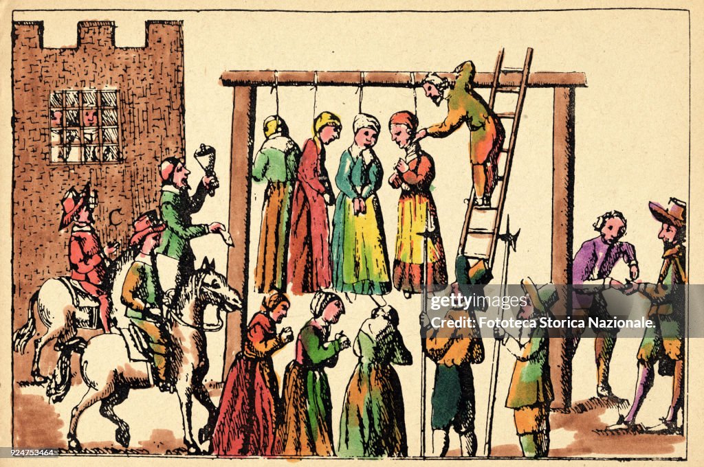 The Hanging Of Four Witches