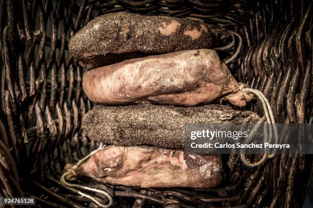 french sausages - narbona fotografías e imágenes de stock