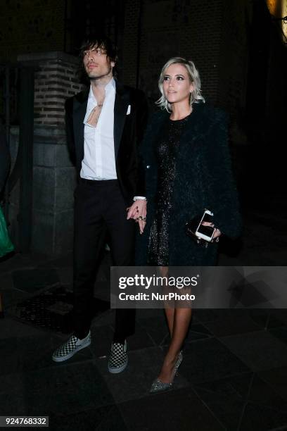 Adrian Roma and Ana Fernandez attend 'Fotogramas Awards' at Joy Eslava on February 26, 2018 in Madrid, Spain.