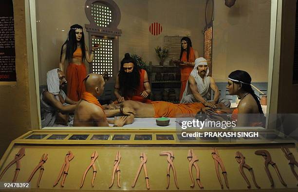 India-science-history-medicine,FOCUS by Pratap Chakravarty An exhibit shows ancient Indian Susruta Surgery at the Science and Technology Heritage...