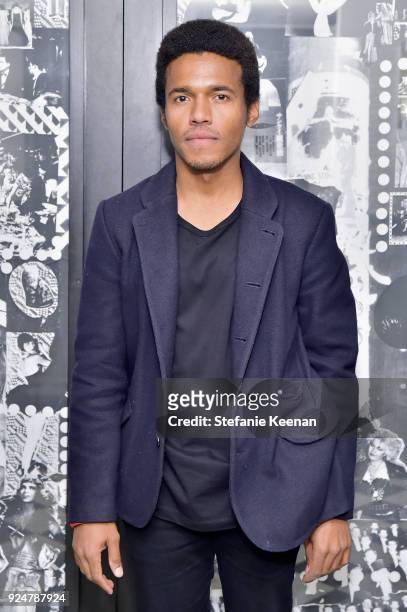 Benjamin Booker attends NET-A-PORTER and MR PORTER partner with Letters Live on February 26, 2018 in Los Angeles, California.