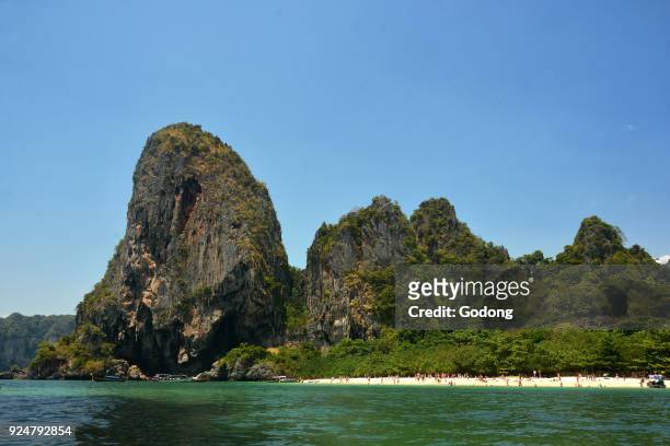 Phranang Bay cliffs. Thailand.