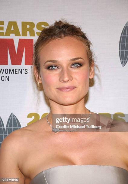 Actress Diane Kruger arrives at the 2009 International Women's Media Foundation's 'Courage In Journalism' Awards, held at the Beverly Hills Hotel on...