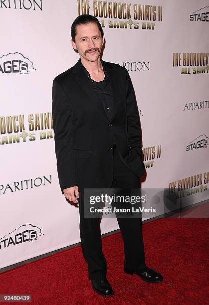 Actor Clifton Collins Jr. Attends the premiere of "The Boondock Saints II: All Saints Day" at ArcLight Cinemas on October 28, 2009 in Hollywood,...