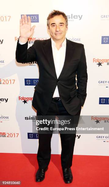 Eduard Fernandez attends 'Fotogramas Awards' at Joy Eslava on February 26, 2018 in Madrid, Spain.