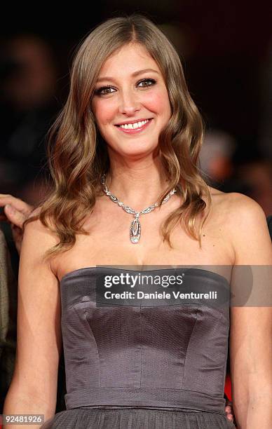 Actress Alexandra Maria Lara attends "The City Of Your Final Destination" Premiere during day 2 of the 4th Rome International Film Festival held at...