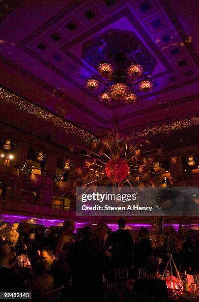 Atmosphere at the 2009 Alzheimer's Association Rita Hayworth Gala at The Waldorf Astoria on October 27, 2009 in New York City.