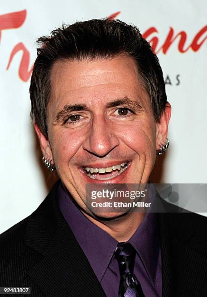 Music artist Louis Prima Jr. Arrives at the opening of Wayne Newton's limited-engagement production "Once Before I Go" at the Tropicana Las Vegas...