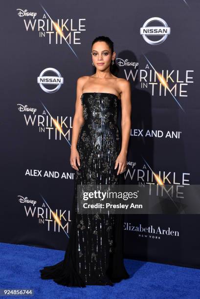 Bianca Lawson attends Premiere Of Disney's "A Wrinkle In Time" - Arrivals on February 26, 2018 in Los Angeles, California.