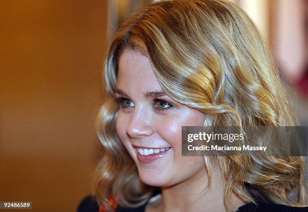 Emma Freedman arrives for the first anniversary of the Louis Vuitton Collins Street store on October 29, 2009 in Melbourne, Australia.