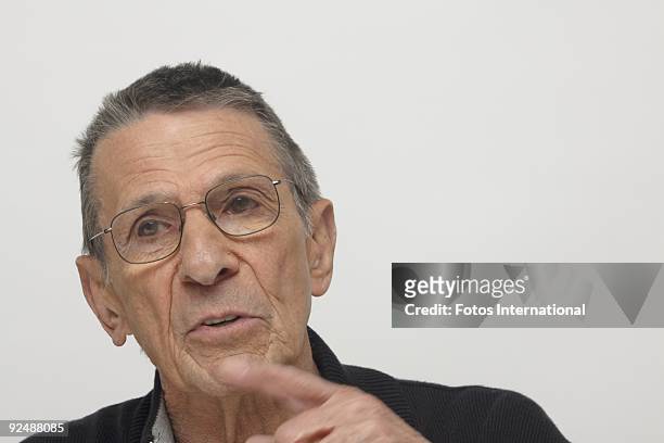 Leonard Nimoy at the Four Seasons Hotel in Beverly Hills, California on April 26, 2009. Reproduction by American tabloids is absolutely forbidden.